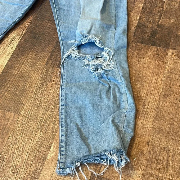 Pistola high rise distressed raw helm ankle length jeans - Picture 2 of 8